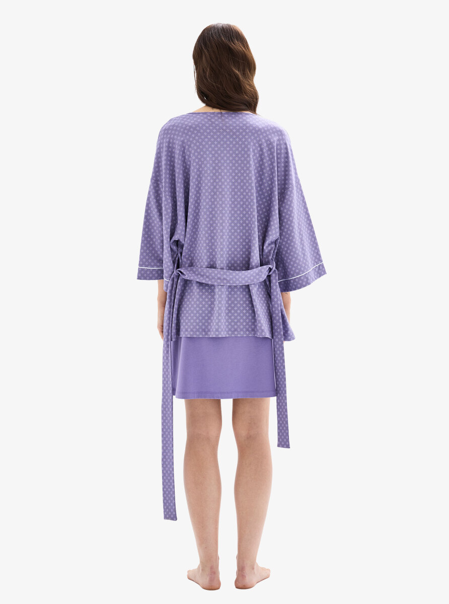 Kadın Sabahlık 52039 - Mor - 5