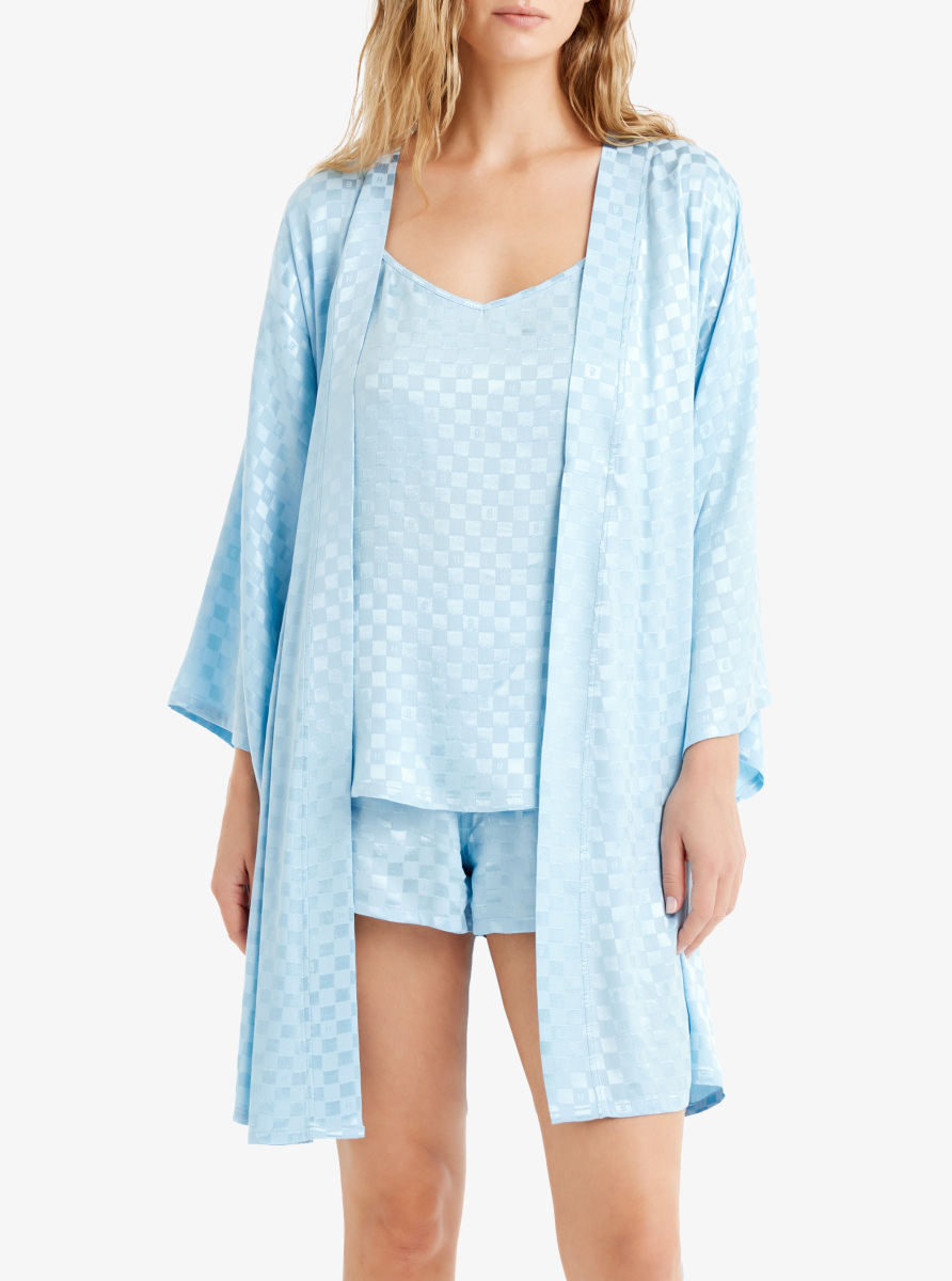 Kadın Sabahlık 60483 - Mavi - 2