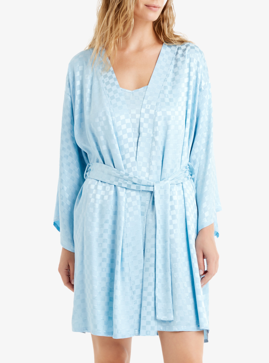 Kadın Sabahlık 60483 - Mavi - 1