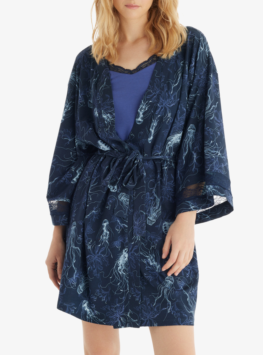 Kadın Sabahlık 60534 - Desenli - 1