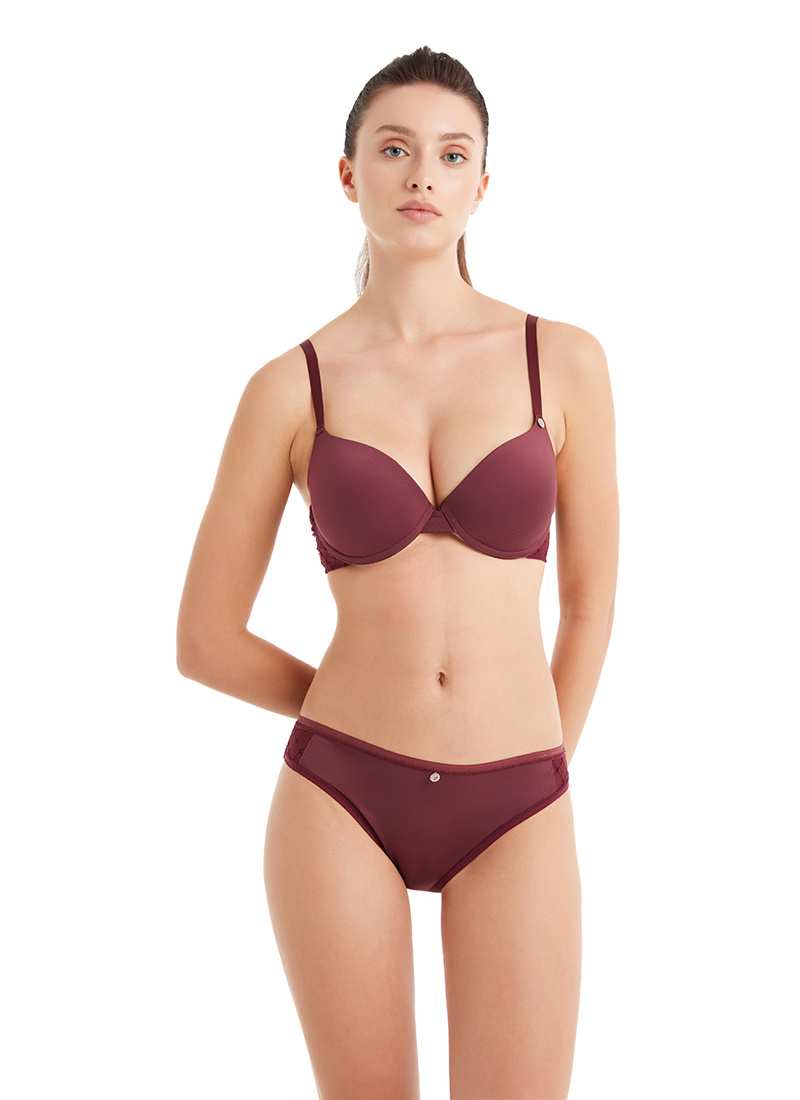 Kadın Slip 51651 - Bordo - 3