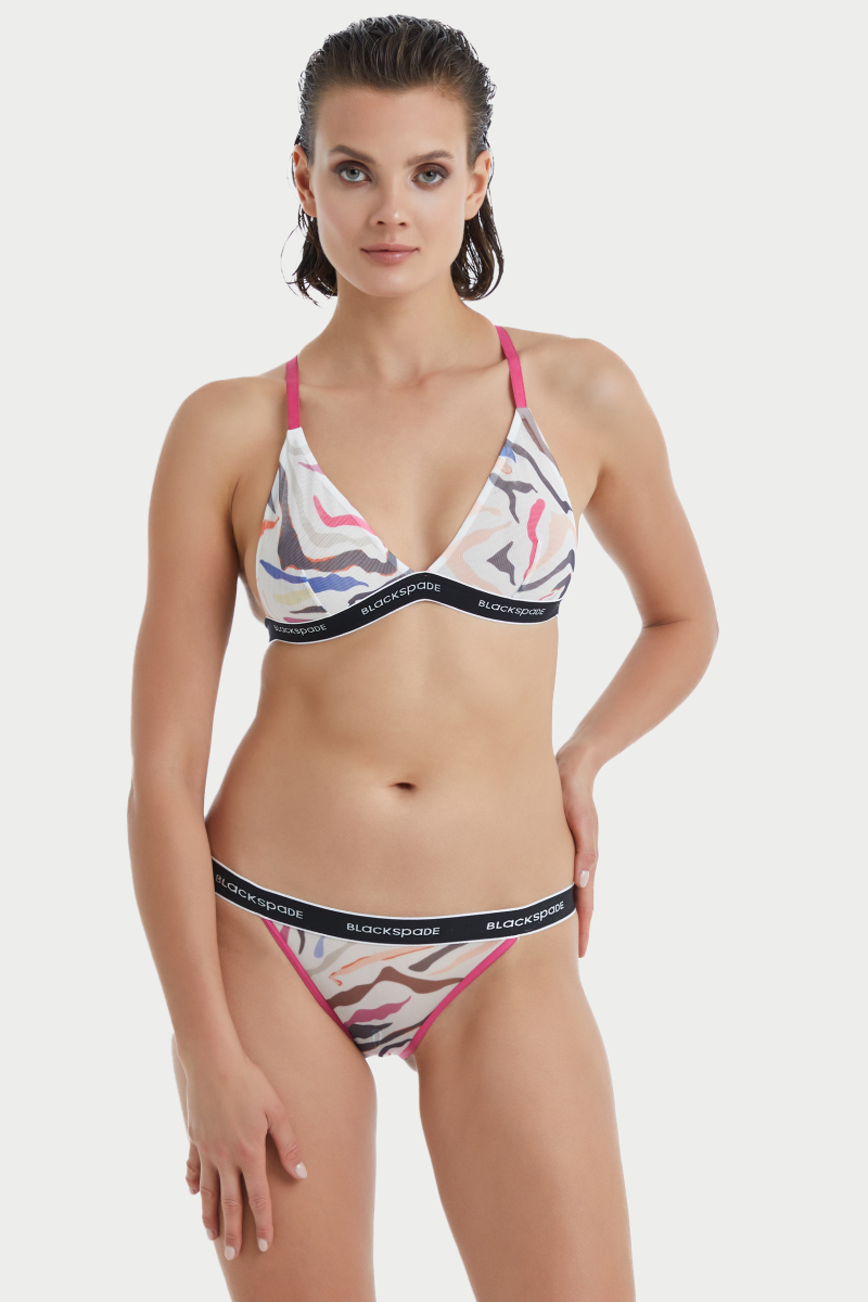 Kadın Slip 60428 - Renkli Desenli - 1