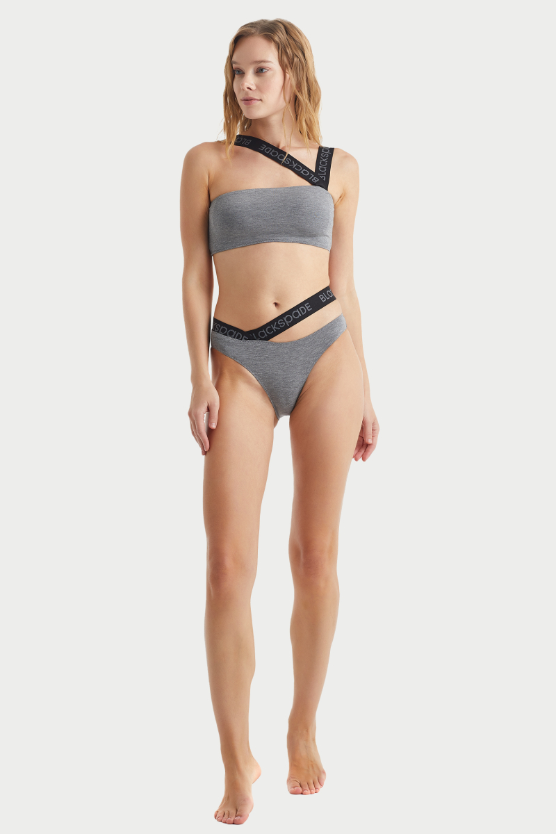 Kadın Slip Külot 51250 - Antrasit - 2