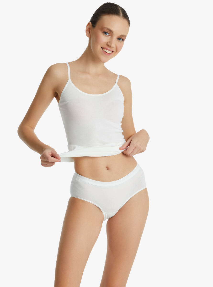 Kadın Slip Külot Essential 1306 - Beyaz - 3