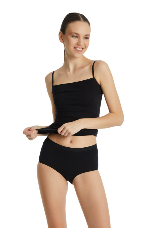 Kadın Slip Külot Essential 1306 - Siyah - 4