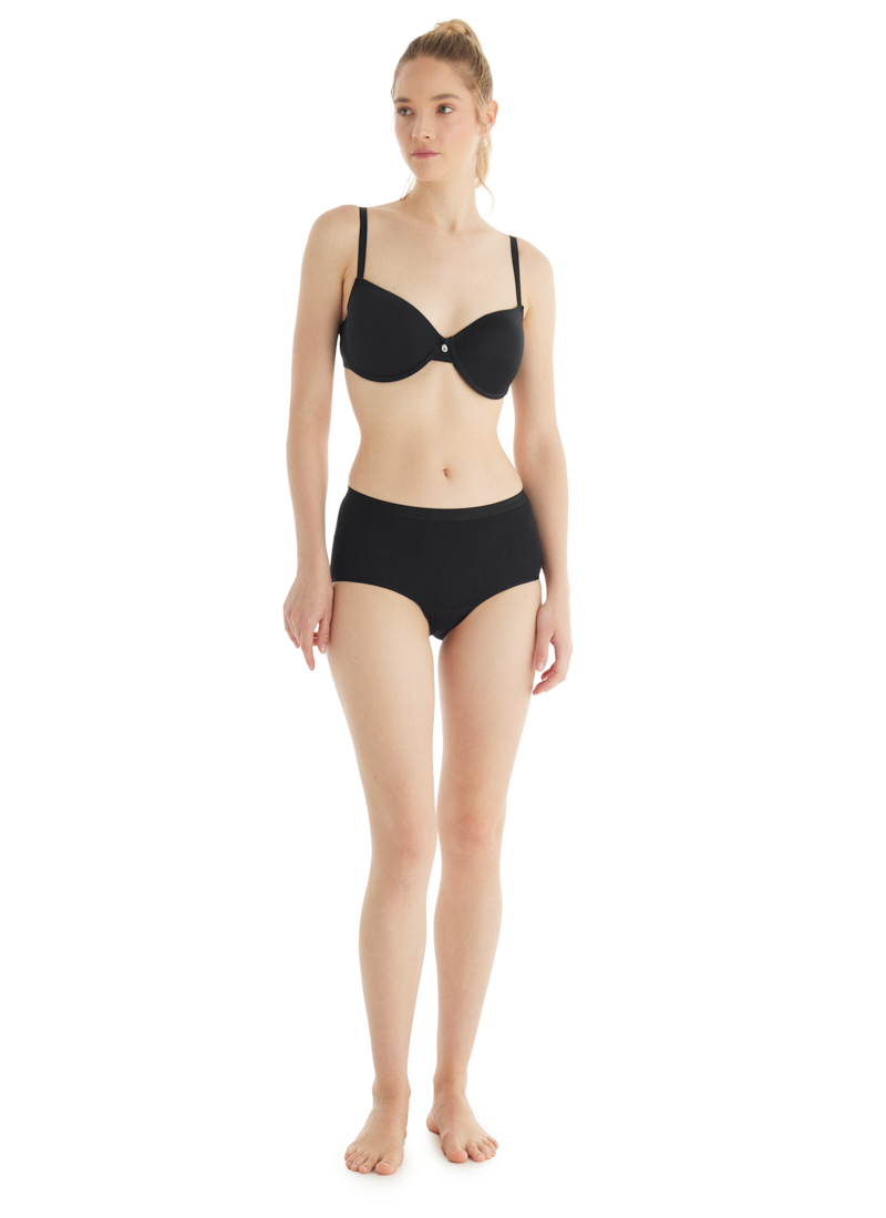 Kadın Slip Külot Essential 1307 - Siyah - 4