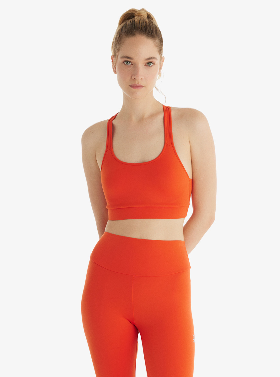 Kadın Spor Sütyen 70590 - Mercan - 4