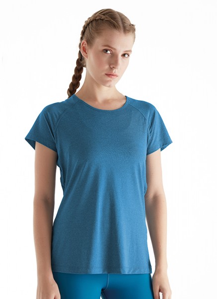 Kadın Spor Tişört 70061 - Mavi - 1