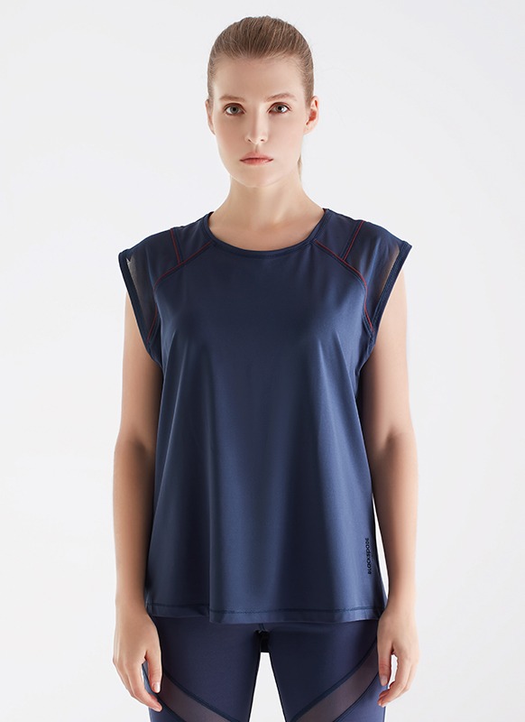 Kadın Spor Tişört 70116 - Lacivert - 1