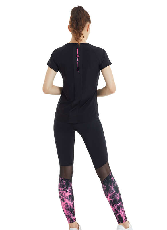 Kadın Spor Tişört 70252 - Siyah - 6