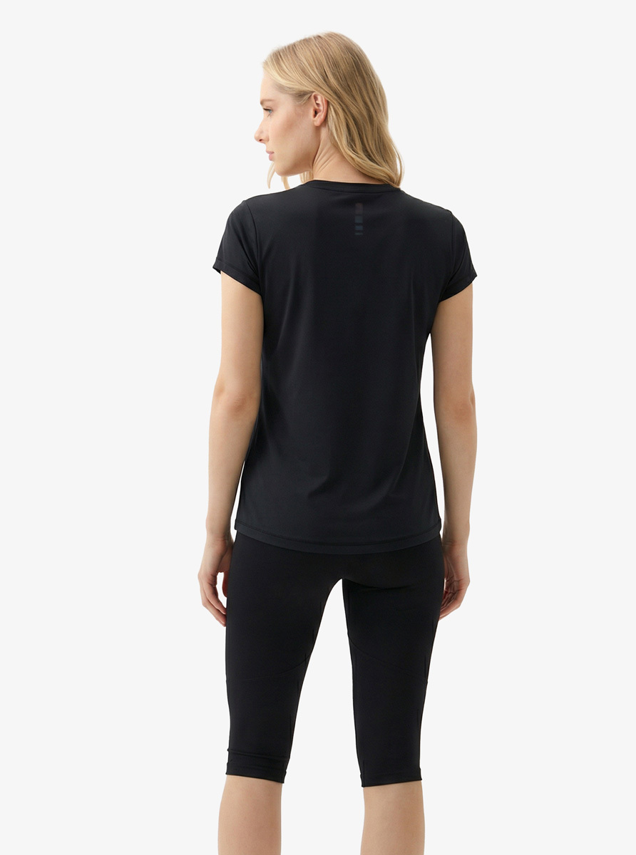 Kadın Spor Tişört 70318 - Siyah - 4