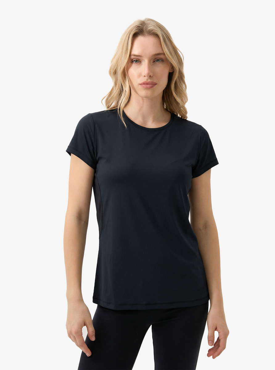 Kadın Spor Tişört 70318 - Siyah - Blackspade