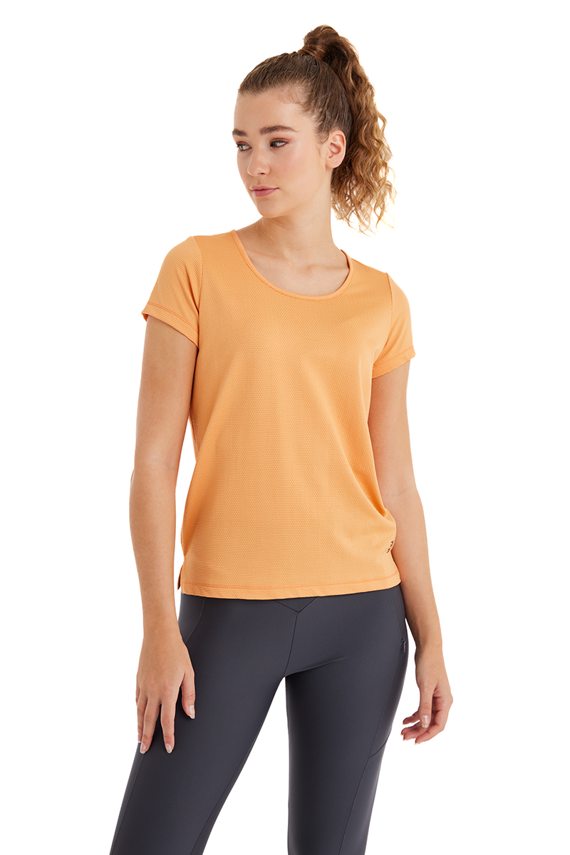 Kadın Spor Tişört 70550 - Turuncu - Blackspade