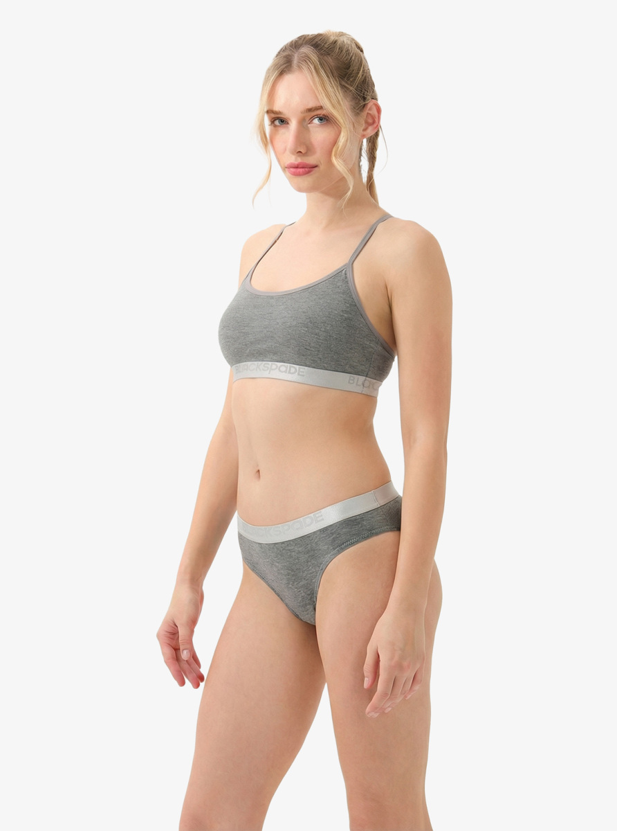 Kadın Spor Sütyen Silver 1631 - Gri Melanj - 3