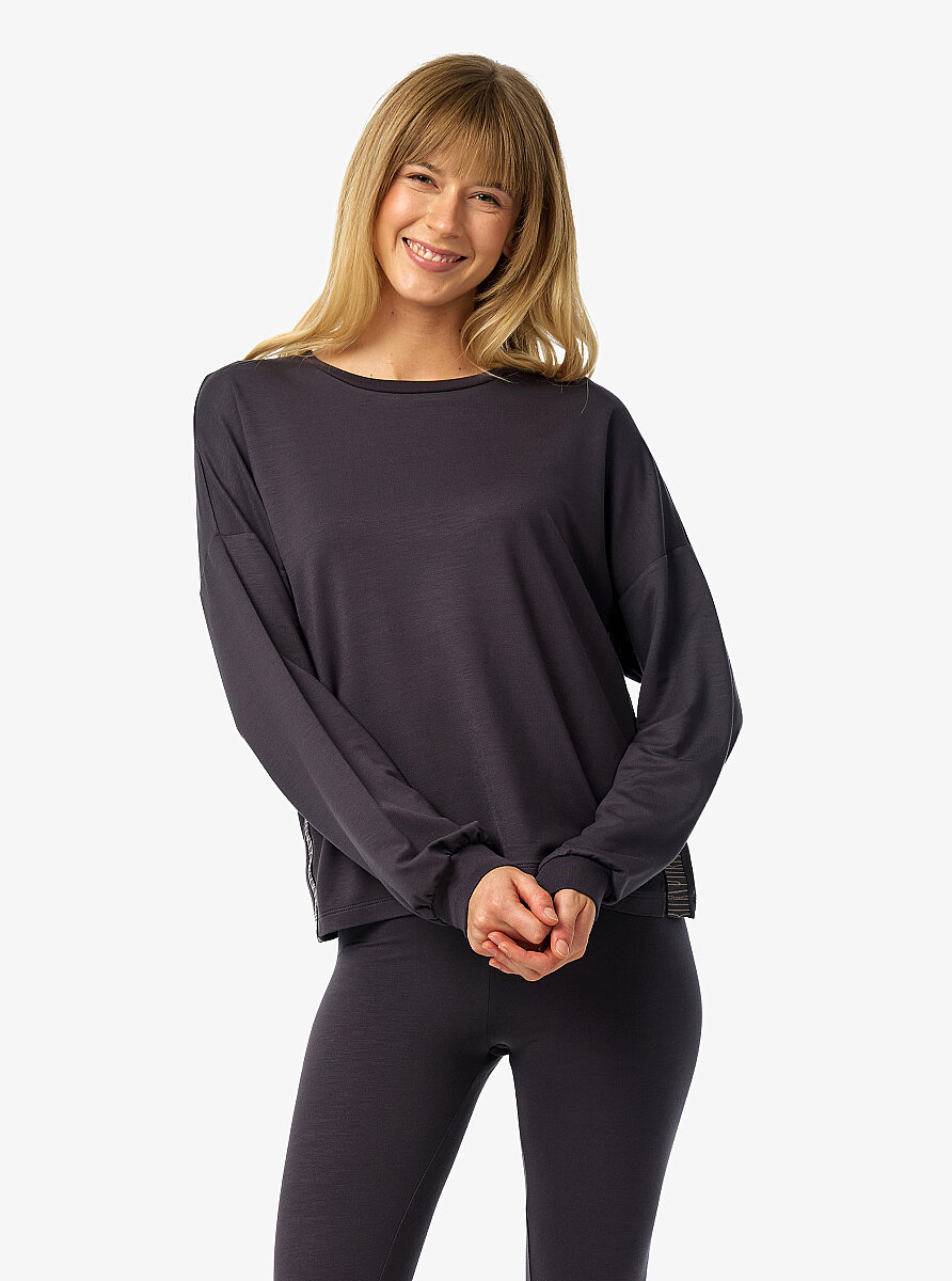 Kadın Sweatshirt 52241 - Antrasit - 1