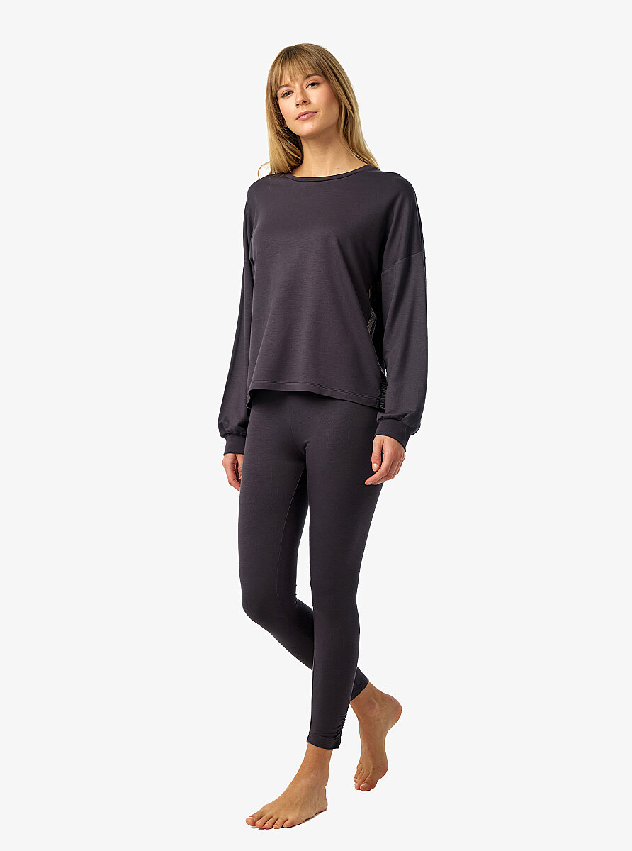 Kadın Sweatshirt 52241 - Antrasit - 4