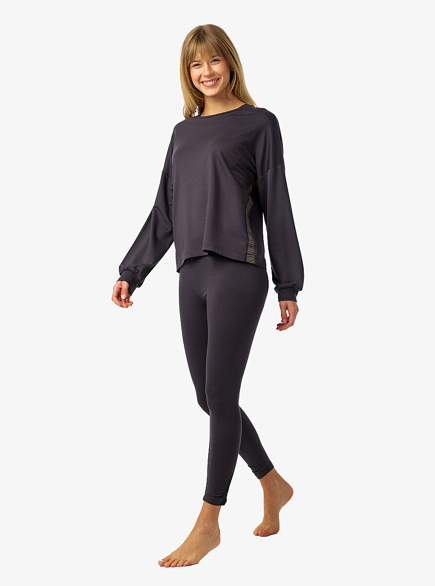 Kadın Sweatshirt 52241 - Antrasit - 5