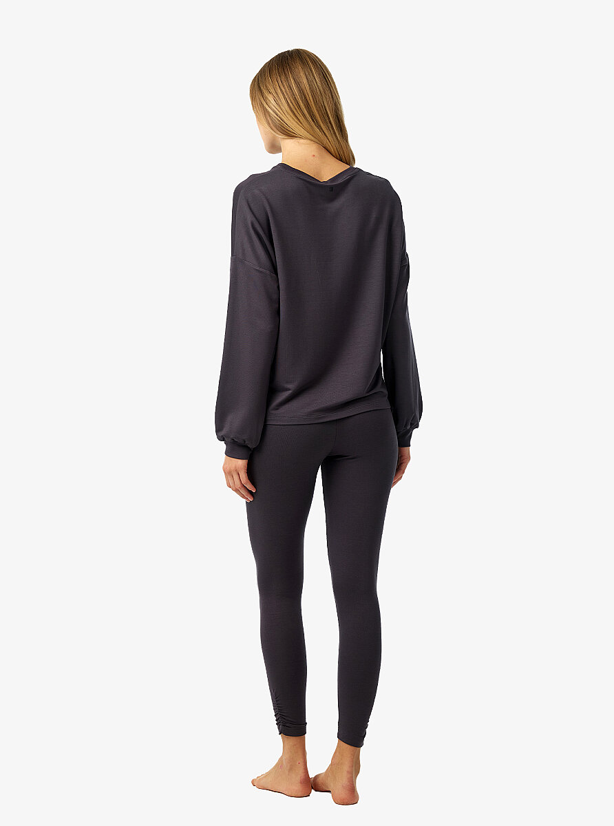 Kadın Sweatshirt 52241 - Antrasit - 6