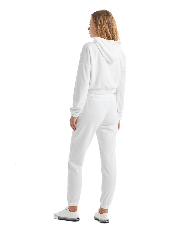 Kadın Sweatshirt 60308 - Beyaz - Blackspade (1)