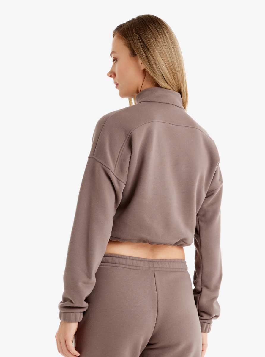 Kadın Sweatshirt 60462 - Vizon - Blackspade (1)