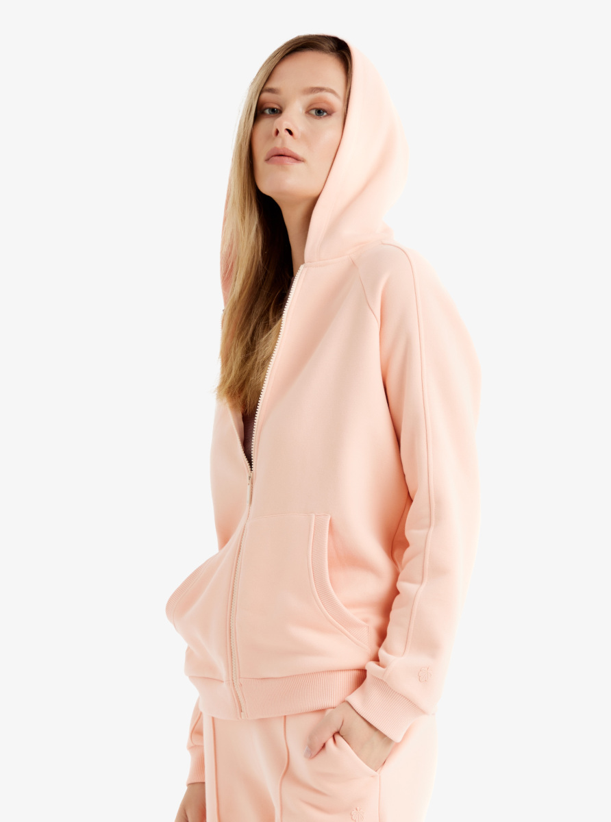 Kadın Sweatshirt 60463 - Şeftali - 1