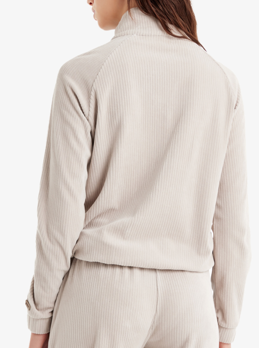 Kadın Sweatshirt 60508 - Krem - 3