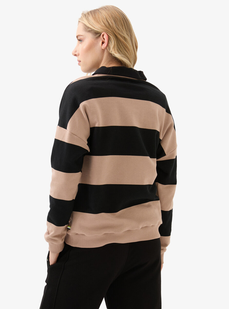 Kadın Sweatshirt 60592 - Siyah - 2