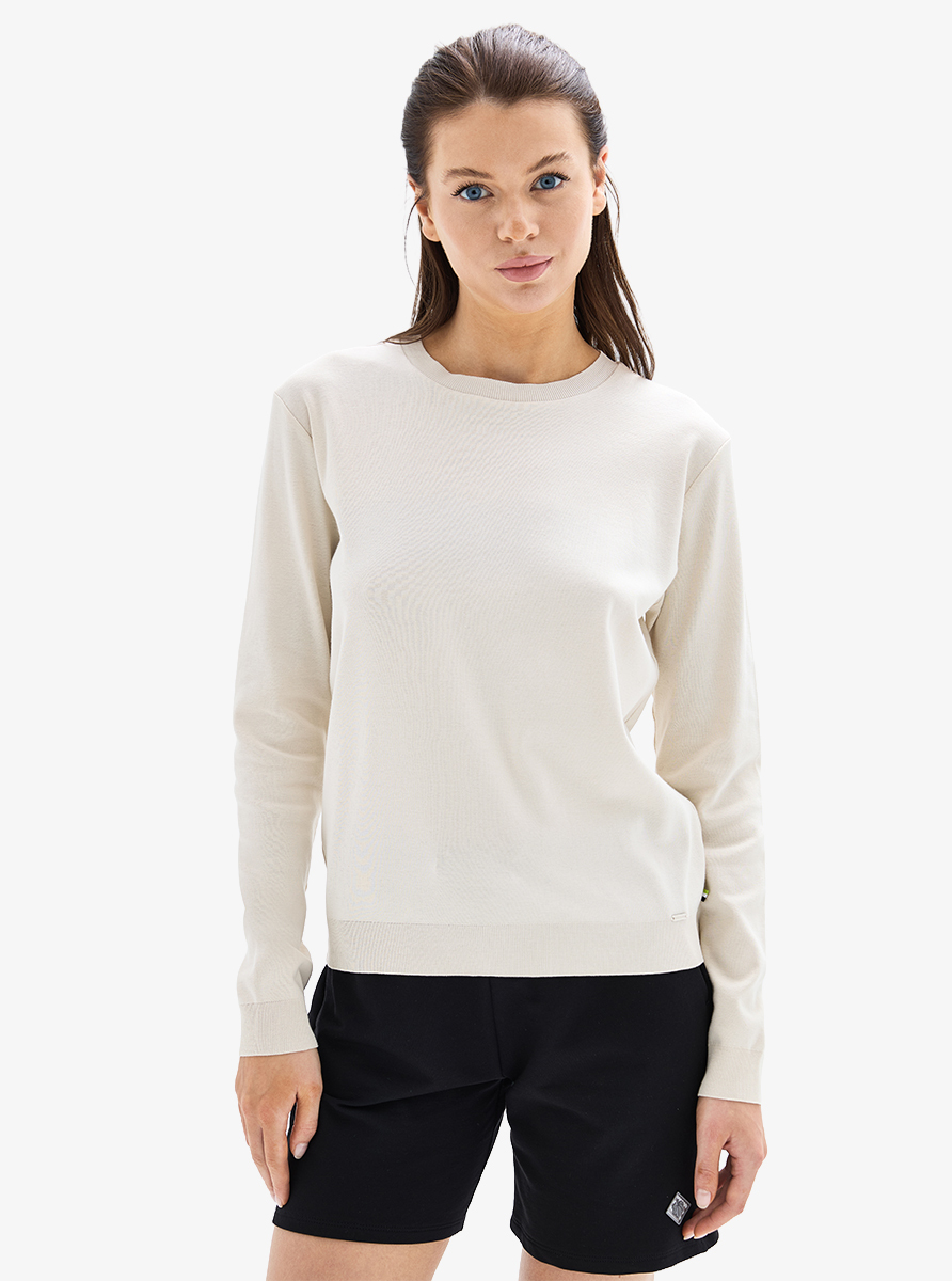 Kadın Sweatshirt 60631 - Krem - 2