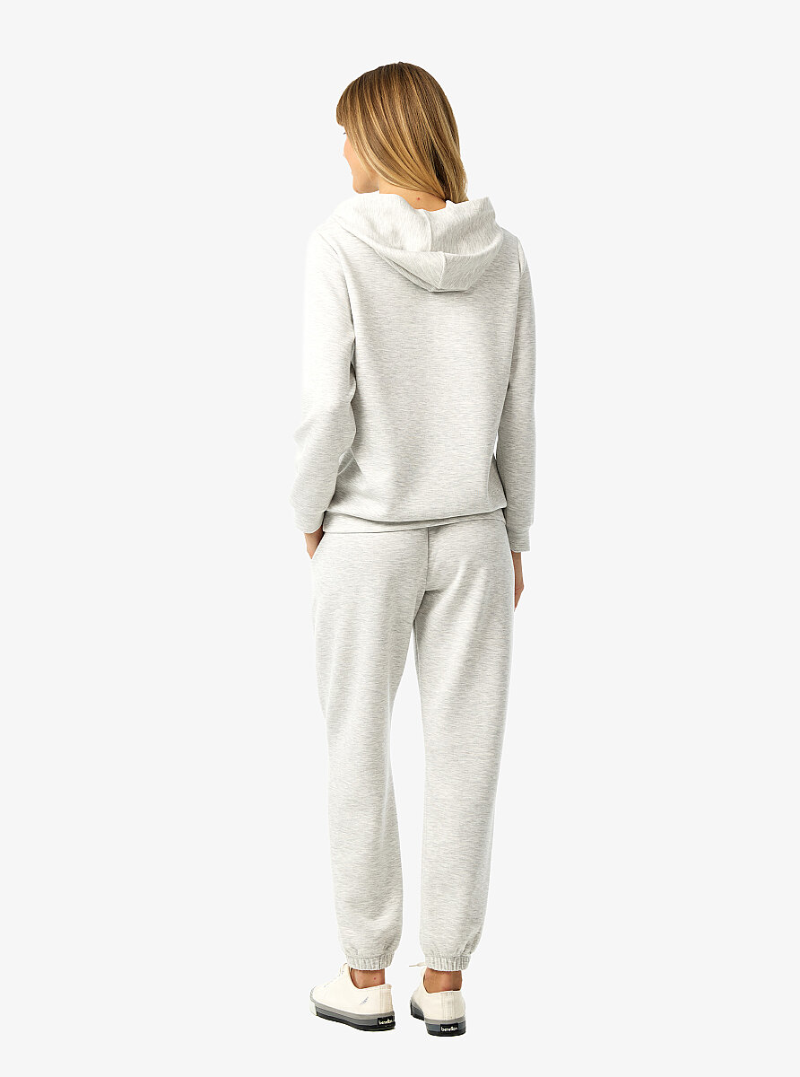 Kadın Sweatshirt 60673 - Gri Melanj - 4