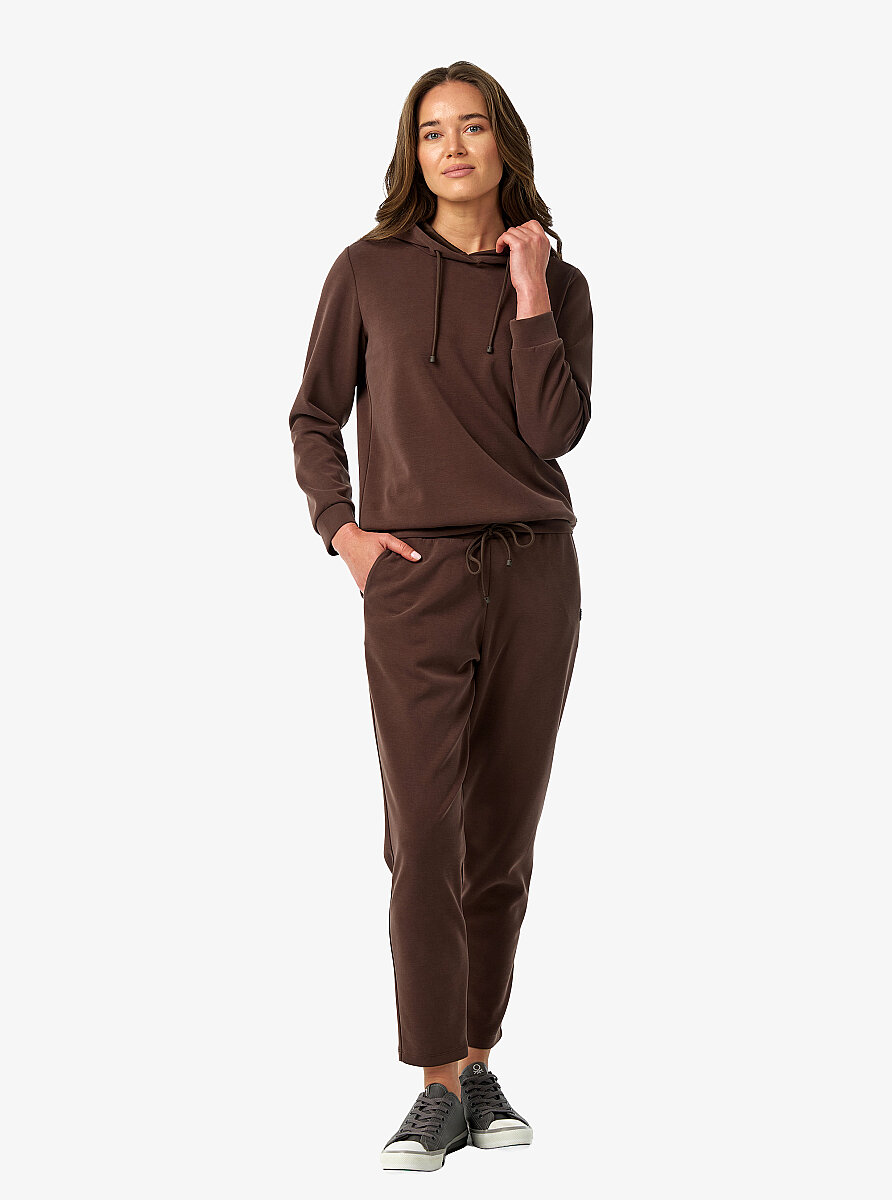 Kadın Sweatshirt 60674 - Kahverengi - 6