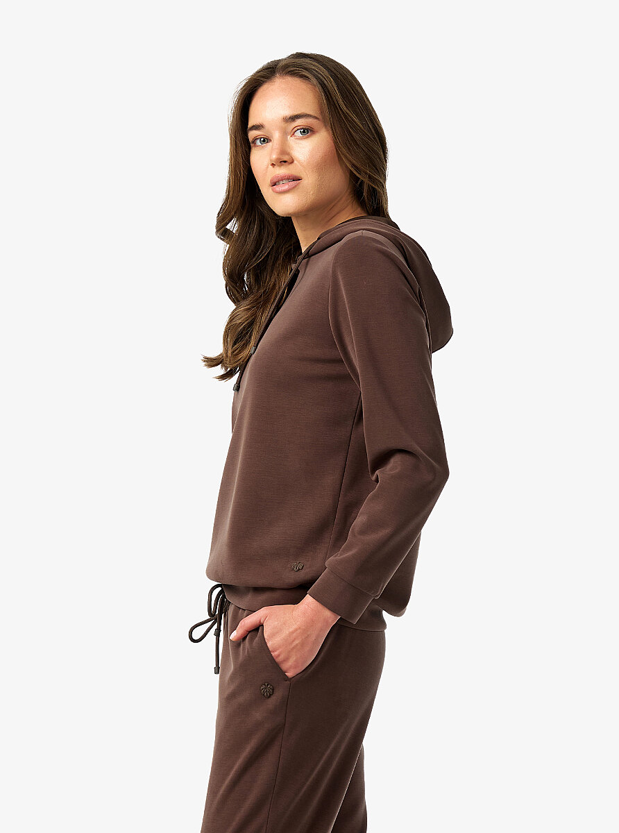 Kadın Sweatshirt 60674 - Kahverengi - Blackspade (1)