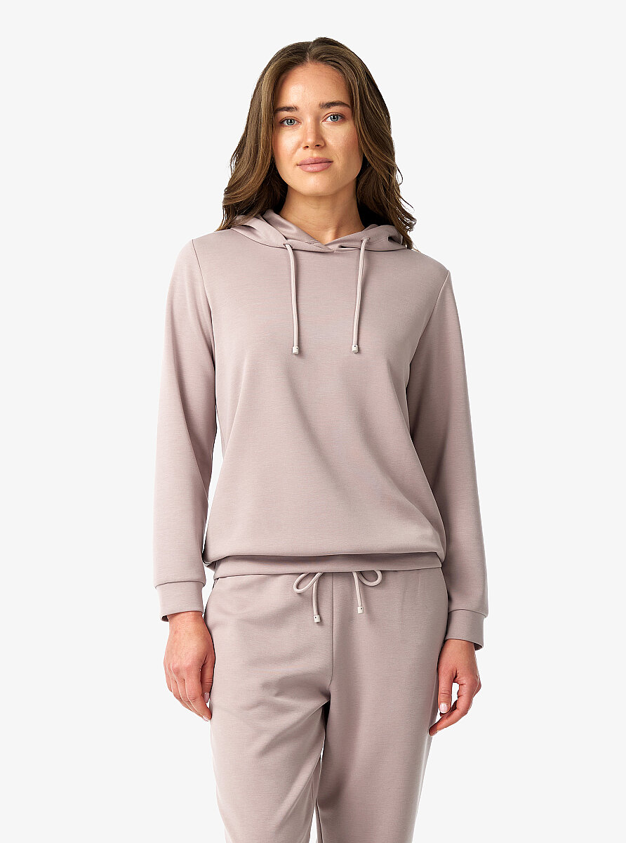 Kadın Sweatshirt 60674 - Krem - 1