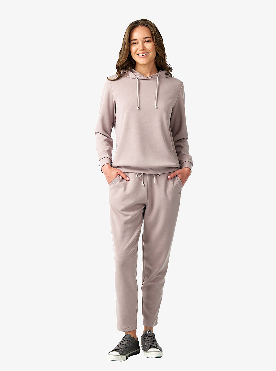 Kadın Sweatshirt 60674 - Krem - 5
