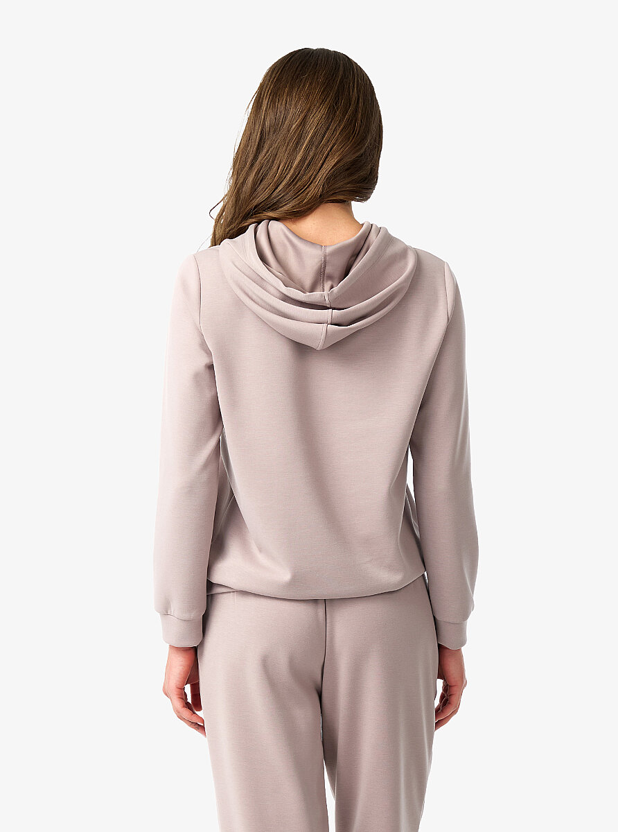 Kadın Sweatshirt 60674 - Krem - 2