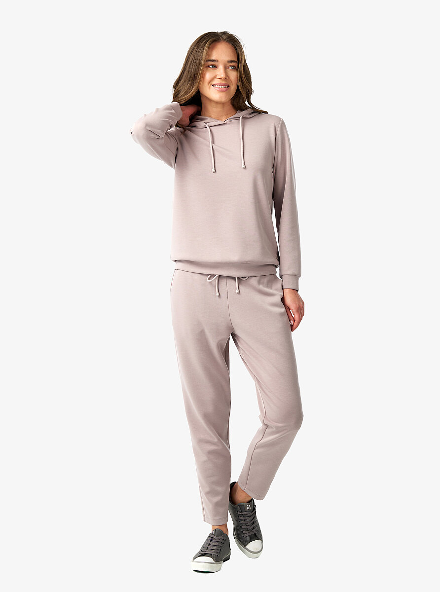 Kadın Sweatshirt 60674 - Krem - 3