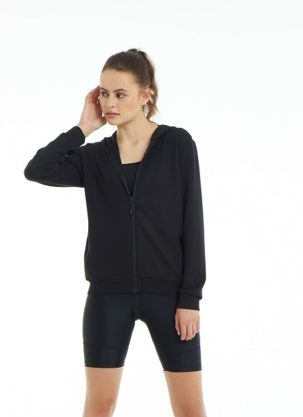 Kadın Sweatshirt 70313 - Siyah - 4