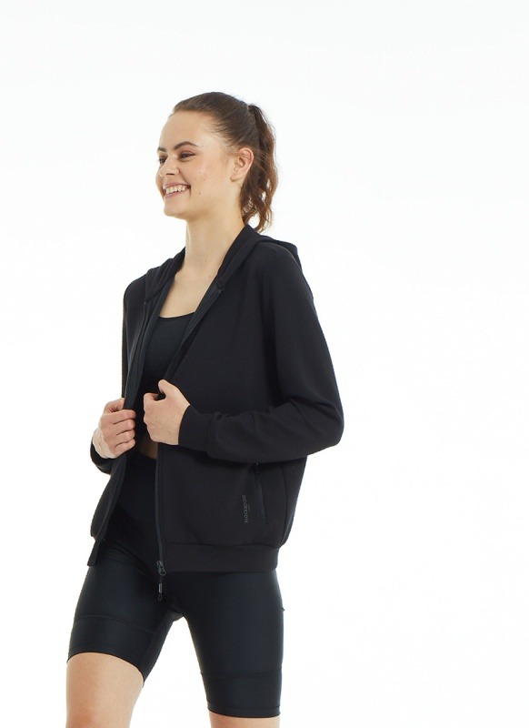 Kadın Sweatshirt 70313 - Siyah - 5