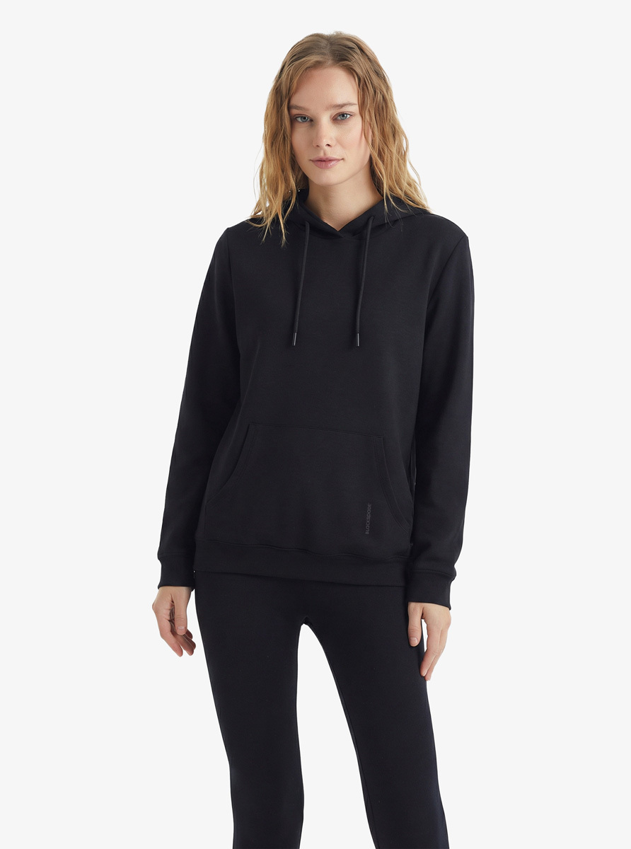 Kadın Sweatshirt 70314 - Siyah