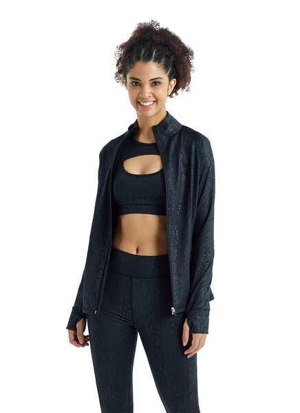 Kadın Sweatshirt 70347 - Siyah - 3