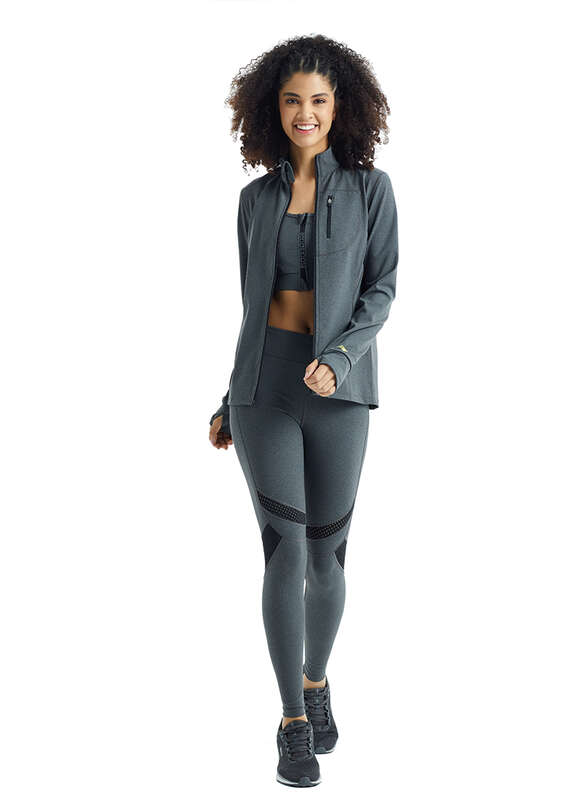 Kadın Sweatshirt 70356 - Antrasit Melanj - 1