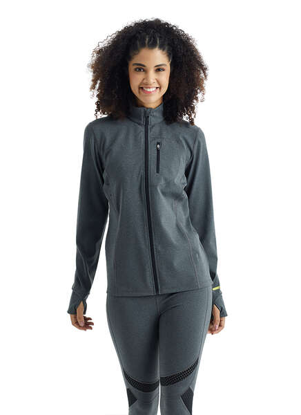 Kadın Sweatshirt 70356 - Antrasit Melanj - 6