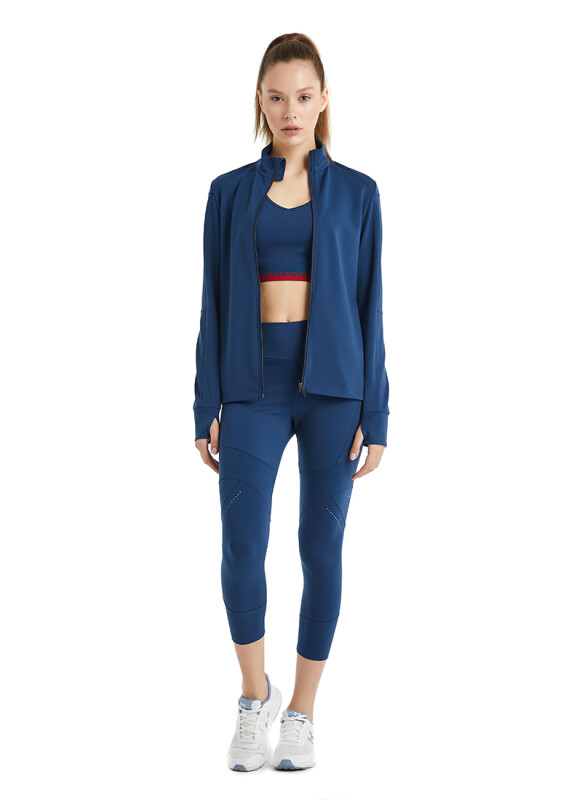 Kadın Sweatshirt 70434 - Mavi - 1