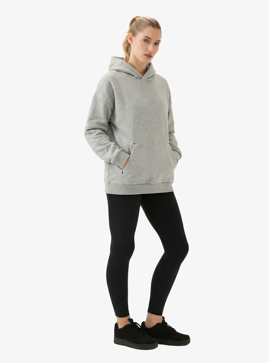 Kadın Sweatshirt 80015 - Gri Melanj - 5