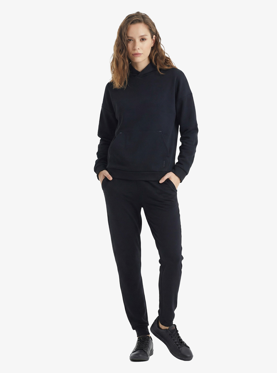 Kadın Sweatshirt 80015 - Siyah - 2