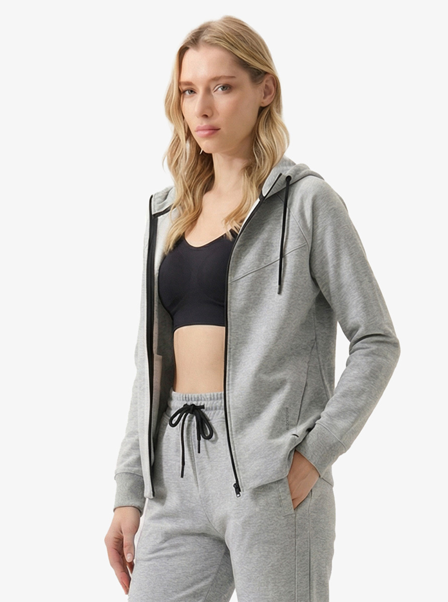 Kadın Sweatshirt 80019 - Gri - 2