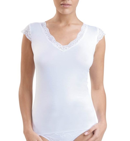 Kadın T-Shirt 1348 - Beyaz - Blackspade