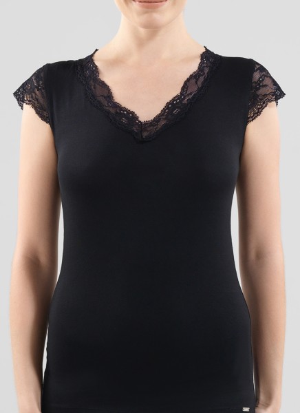 Kadın T-Shirt 1348 - Siyah - Blackspade