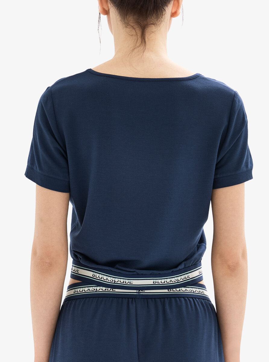 Kadın T-Shirt 52013 - Lacivert - 2