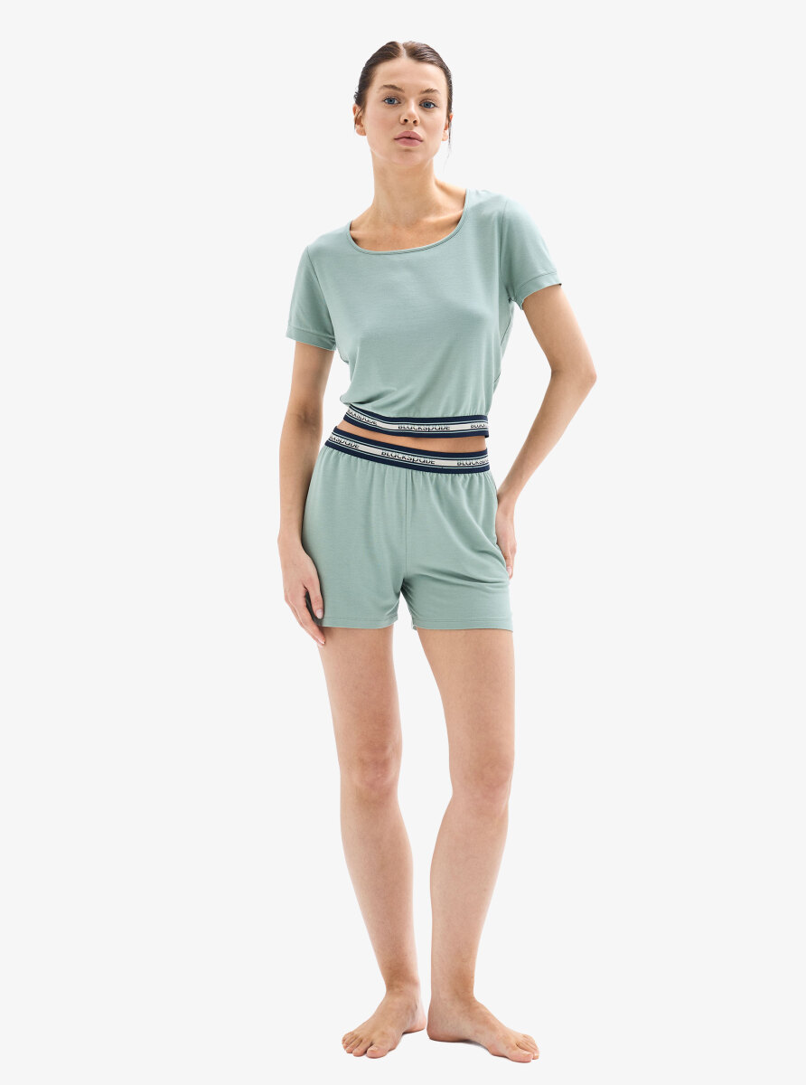 Kadın T-Shirt 52013 - Yeşil - 4