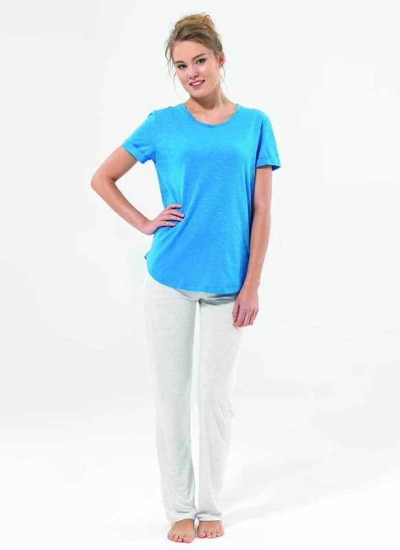 Kadın T-Shirt 6001 - Mavi - 1